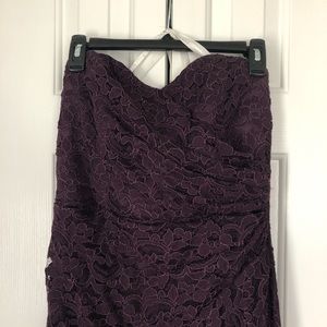 David’s Bridal Purple Bridesmaid Dress